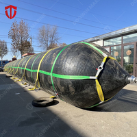 Airbags marins pneumatiques en caoutchouc pour la remontée et les levages, rouleaux d'airbags en caoutchouc flottants et de levage