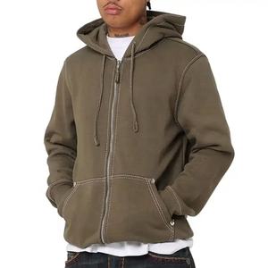 Sweat-shirts pour hommes en vente chaude, sweat-shirts personnalisés en molleton lourd, veste zippée en molleton français, capuche à double couche, sweat-shirts pour hommes - Product Image 1