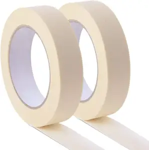 Manufacturers Automotive Painting Masking Tape Roll, Masking Crepe Paper Adhesive Tape