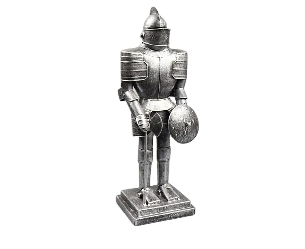 प्राचीन वारियर्स मूर्तियों मध्यकालीन कवच के प्राचीन आर्मर टमप्लर नाइट सूट लड़ाकू पूर्ण शरीर आर्मर खड़े हो जाओ