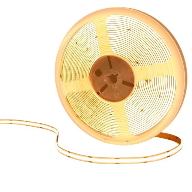 Professional Best 5m 10m 12v 24v 220v White Warm White Rgb Rgbw Cob Light Strip Wholesale High Quality In-stock Cob Led Strip