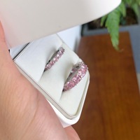Rose Vvs Moissanite Solitaire Bagues De Fiançailles Princesse Radiant Émeraude Coeur Ovale Poire Coupe 925 Argent Diamant Bague De Mariage