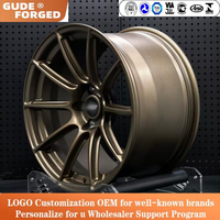 Jantes forgées couleur bronze GUDE-1ORS 18 19 20 21 22 5x120 5x114.3 Concaves profondes Monobloc en alliage pour BMW M3 M4 Tesla Mustang