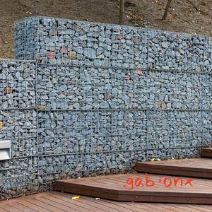 Cage en pierre de mur de soutènement de gabion soudée personnalisée galvanisée à chaud pour la décoration de cour comme clôture 30*30*30CM - Product Image 5