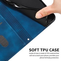 Étui de luxe pour téléphone portable en cuir pour iPhone 14 13 12 11, accessoires de téléphone portefeuille pour iPhone 15