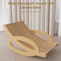 Lit pour chat intégré Jianma, fauteuil lounge, canapé pour chat d'été, jouet grattoir, hamac, berceau, arbre à chat, matériau en bois de sisal, sûr et facile