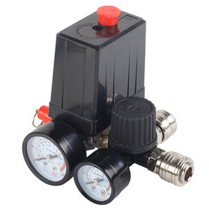 Conjunto de interruptor de presión para arado 3 en 1, 220V, piezas de compresor de aire, válvula reguladora de presión 90-120Psi - Product Image 1