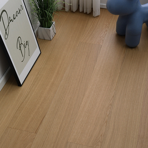 Eco Friendly Waterproof Wide Plank Oak <b>Flooring</b> Scratch Resistant Hardwood Floor Timber Floor for Hotel Apartment Interior - Product Image 1
