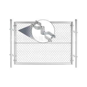 Heavy Duty Galvanized Steel Fence Hinge 38mm <b>Chain</b> Hinge Kit Industrial Design Durable Manual Control Easy Installation - Product Image 1