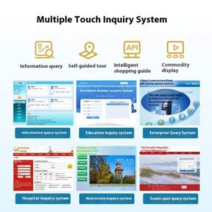 Terminal de guidage en libre-service intérieur à écran tactile tout-en-un pour les centres commerciaux Support de sol Indice IP65 Fonction SDK pour une utilisation en intérieur - Product Image 3