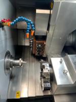 Centro de Torneado CNC PRCS PR46L para Lotes Grandes, Equipo Industrial Multifunción con Alimentador de Barras Servo para Mecanizado de Piezas Cilíndricas