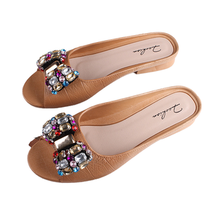 Nouvelles Chaussures Plates Décontractées pour Femmes, Style Français, Sandales à Bout Ouvert pour l'Extérieur - Product Image 4