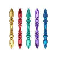 Jeu d'embouts de tournevis magnétiques double tête PH2, revêtement coloré, forte puissance magnétique, conception professionnelle pour usage intensif
