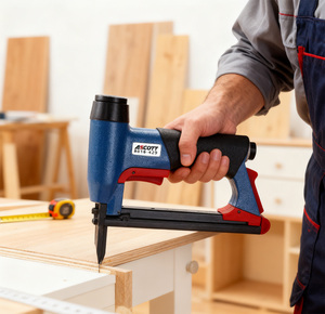 Agrafeuse <span class=keywords><strong>pneumatique</strong></span> industrielle et DIY 21GA 6-16mm pour <span class=keywords><strong>matelas</strong></span> gonflables et outils de fixation de meubles 8016-429 Agrafeuse <span class=keywords><strong>pneumatique</strong></span> à bec long pour tapisserie - Product Image 3