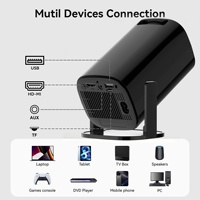 Projecteur Portable Intelligent V1 Android 14 Allwinner H723 Wifi 720P LCD 200 Ansi avec Mise en Miroir Sans Fil et Correction Automatique de la Distorsion Trapézoïdale pour Home Cinéma