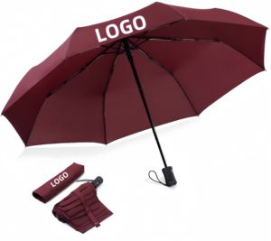 Pluie Soleil Pliage Voyage Extérieur Publicité Entièrement Automatique 3 Parapluies Pliables <span class=keywords><strong>Cadeau</strong></span> <span class=keywords><strong>pour</strong></span> Voiture - Product Image 2