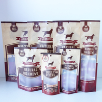 Sachet d'emballage alimentaire refermable de qualité alimentaire pour friandises pour chiens et aliments pour animaux de compagnie, impression numérique HOT PACK