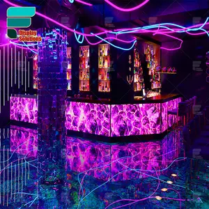 Decoração interior do clube noturno, design personalizado do clube noturno móveis karaoke decoração interior clube noturno