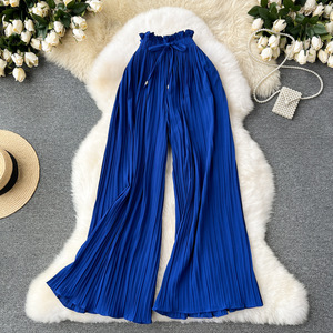 <span class=keywords><strong>Pantalon</strong></span> décontracté vintage à <span class=keywords><strong>taille</strong></span> haute pour <span class=keywords><strong>femme</strong></span>, coupe bootcut plissée, <span class=keywords><strong>grande</strong></span> <span class=keywords><strong>taille</strong></span>, pour femmes rondes, effet amincissant, couvrant les imperfections, 144 - Product Image 2