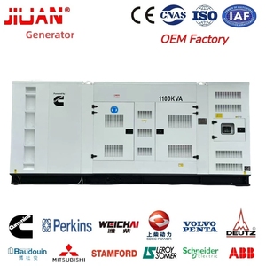 Generador Eléctrico Diésel Silencioso Trifásico de 1100 kVA, Motor KTA50-GS8, 1250 kVA, 1500 kVA, 2000 kVA, Generador de Energía de Emergencia - Product Image 1