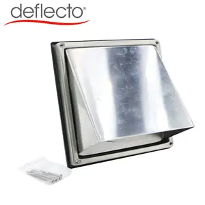 Stainless Steel Air Vent cover 304 Valve Grid Non Return Flap Wall Vent Cowl