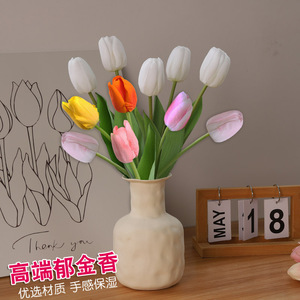 Artificial Tulip <b>Flowers</b> Silk 30cm-100cm Natural Touch Home Decor Wedding Props - Product Image 2