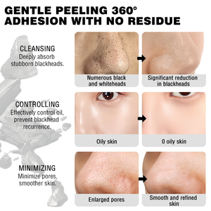 Grosir masker wajah kupas arang bambu organik untuk pembersih wajah hidung pembersih pori-pori & penghilang komedo untuk pria wanita - Product Image 4