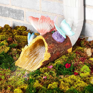 Estatua <span class=keywords><strong>de</strong></span> <span class=keywords><strong>extensión</strong></span> <span class=keywords><strong>de</strong></span> bajante <span class=keywords><strong>de</strong></span> canalón <span class=keywords><strong>de</strong></span> lluvia <span class=keywords><strong>de</strong></span> troncos <span class=keywords><strong>de</strong></span> madera <span class=keywords><strong>de</strong></span> poliresina con mariposas o pájaros <span class=keywords><strong>de</strong></span> estilo amoroso - Product Image 3