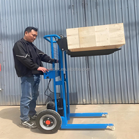 Chariot élévateur tout électrique Tiger Lift hydraulique pour chargement et déchargement, portable, petit, pour manutention de marchandises et de conteneurs, avec fonction de poussée