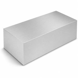 Barra plana sólida de aluminio YOUNTHYE 6061 de 2 x 4 x 8 pulgadas para trabajo de torno y fresado CNC - Product Image 1