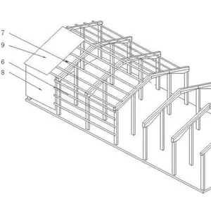 Trung Quốc Chất Lượng Cao Đúc Sẵn Xây Dựng Di Động Modular Thiết Kế Chất Lượng Kết Cấu Thép Hội Trường/Kho/Hội Thảo/Hangar