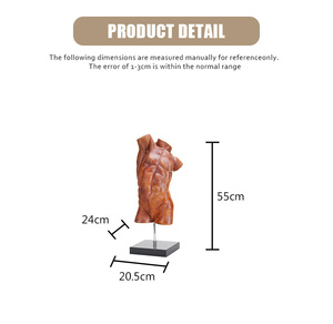 Kimdecor Bán Buôn Tượng Trang Trí Cao Cấp Bằng Nhựa & Đá Cẩm Thạch, Phụ Kiện Trang Trí Nhà Cửa Sáng Tạo Cho Phòng Khách & Thiết Kế Nội Thất - Product Image 6