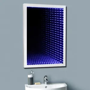 CE IP44 3D LED безграничное зеркало для ванной комнаты