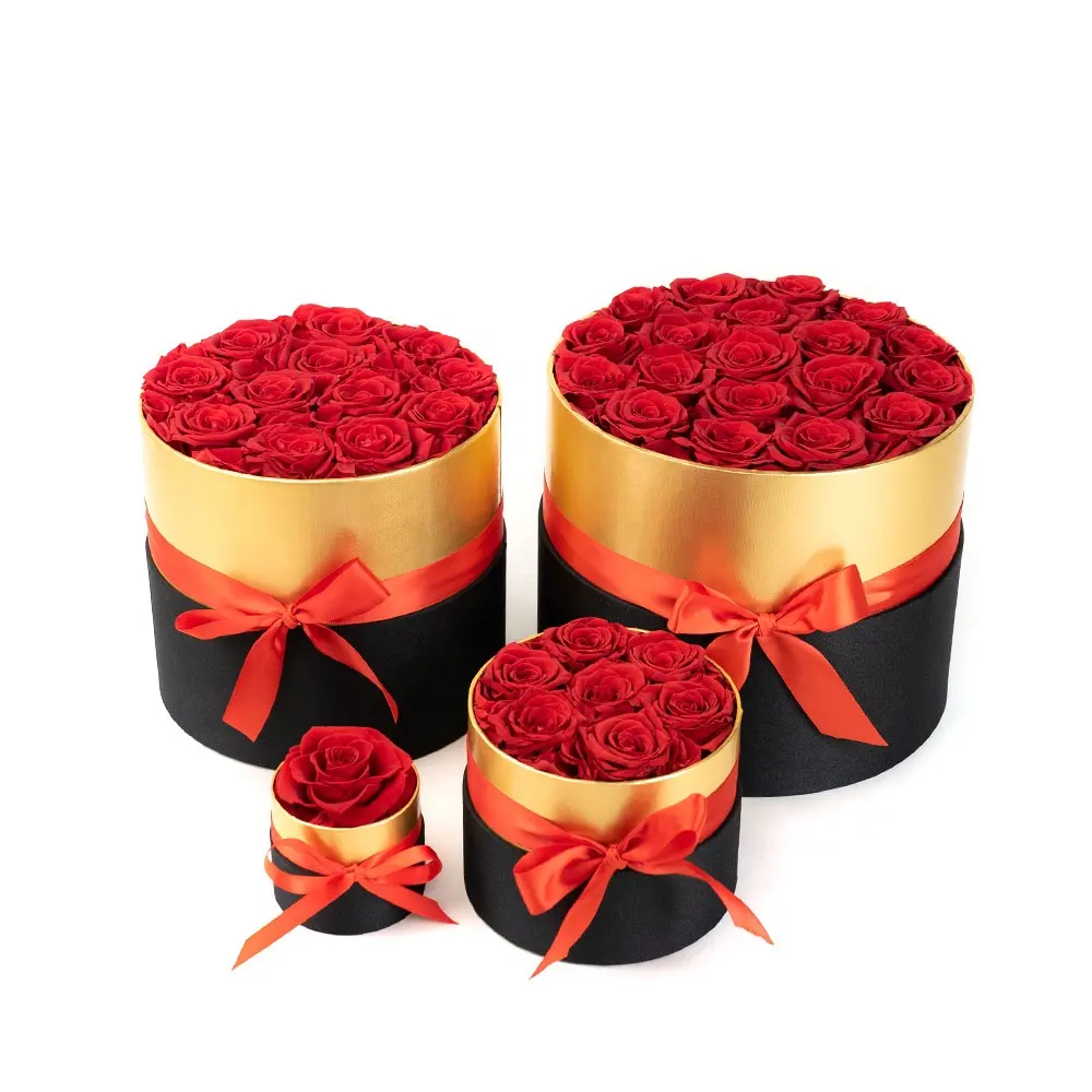 Luxury Real For Mother Day Valentines Day Gift Long Lasting Perfect Eternal Rose Immortal Infinity Preserved Flower Roses In Box