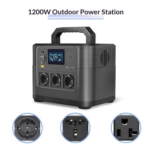 Estación de Energía Portátil Original de Alta Capacidad de 1200W, 110V/220V, Sistema de Almacenamiento de Energía para Exteriores de Alta Potencia — Directo de Fábrica - Product Image 1