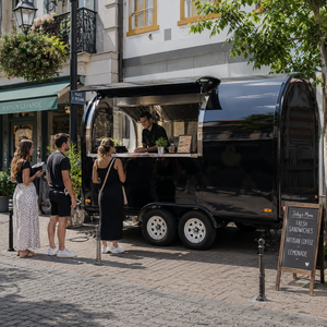 รถพ่วงขายอาหารทรงกลม ETODEVICE 3.5 เมตร ร้านกาแฟเคลื่อนที่และร้านอาหาร - Product Image 1