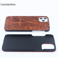 Étui de téléphone portable en bois avec gravure laser pour Samsung s21 s20 iPhone 12, coque de téléphone portable en bois personnalisée, vente directe d'usine