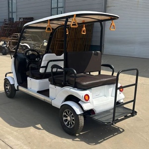 Carrito de Golf Eléctrico de 4 Ruedas al por Mayor con Neumáticos Anchos, Motor de 1800W-3000W, 4, 6 y 8 Asientos, Vehículo Turístico - Product Image 5