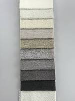 Tissu d'ameublement de luxe HLX L380, nouveau tissu tendance, stock OEM, 100% polyester, poids lourd, antistatique, tissu tissé teint pour canapé en rouleau