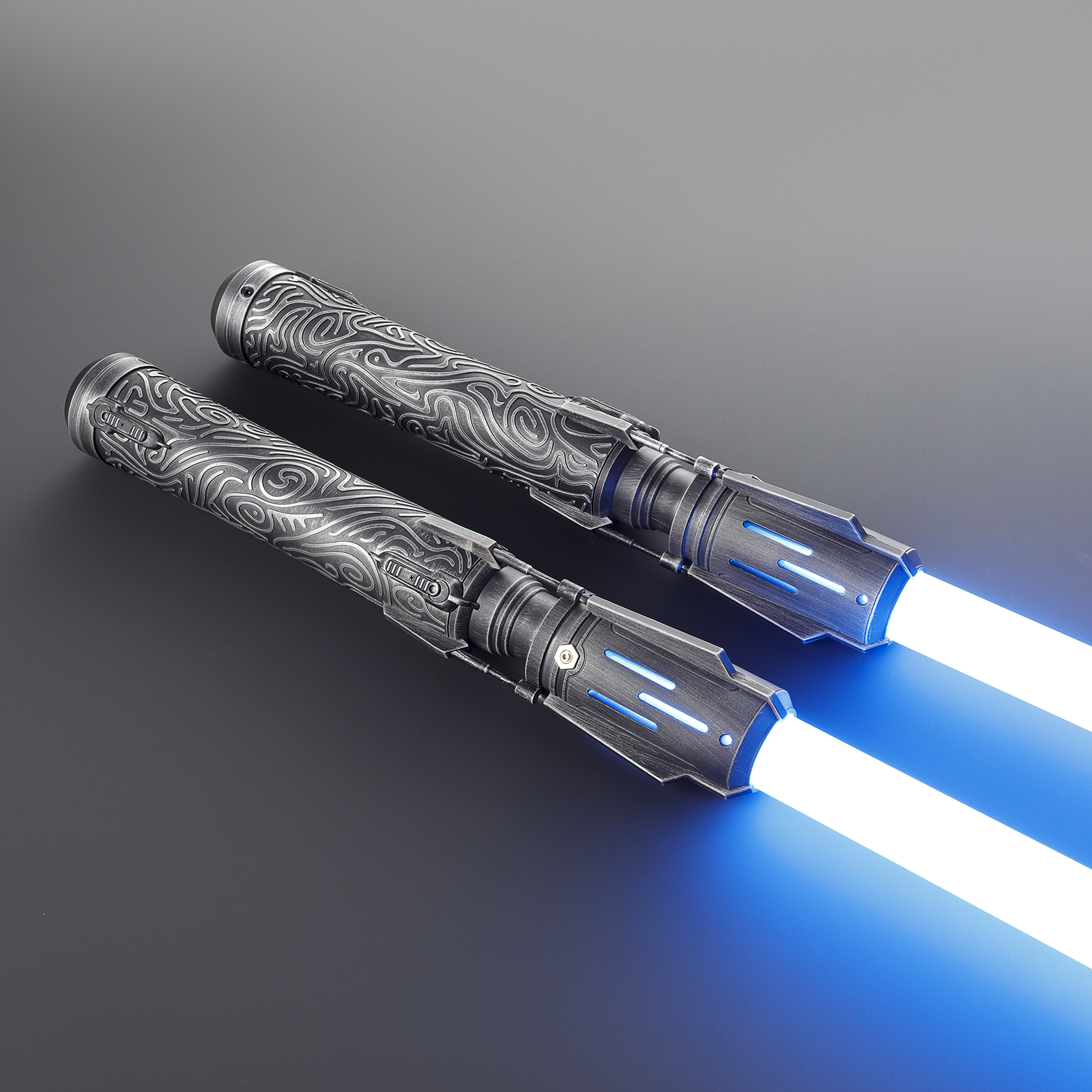 2pcs Metal Hilt Heavy Dueling Lightsaber with 34 Sound Fonts