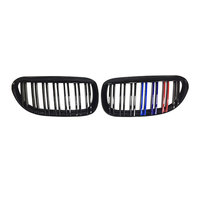 Calandre avant en plastique ABS de haute qualité pour BMW série 6 E63 2006-2010 mise à niveau Double ligne capot gril voiture Auto pièces de rechange