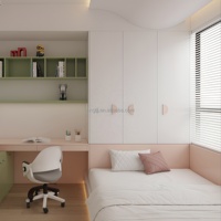 Lit Tatami Moderne Personnalisé Olive pour Enfants, en Bois Massif, Hauteur Réglable, Écologique, Gain de Place, Ensemble de Chambre de Luxe pour Filles