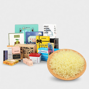 Adhésif thermofusible EVA jaune en particules pour la scellage des boîtes en carton, la menuiserie, la construction et le transport - Product Image 1