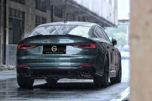 Kit carrozzeria RS5 per aggiornamento Audi <span class=keywords><strong>2017</strong></span> + <span class=keywords><strong>A5</strong></span> a RS5 paraurti anteriore auto griglia laterale gonna diffusore suggerimenti - Product Image 5