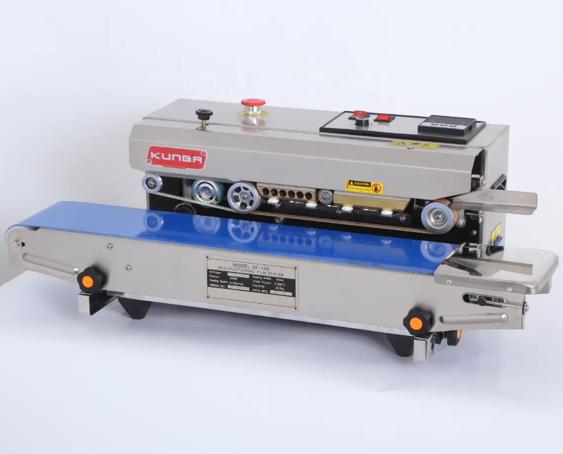 Automatic CE approved continuous sealer heating sealing machine