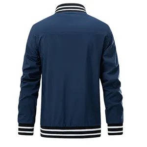 户外男式夹克轻质风衣全拉链外套男式轰炸机夹克Jaquetas Masculinas - Product Image 4