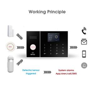 Domotique intelligente Application mobile contrôle LCD double réseau Tuya Wifi <span class=keywords><strong>GSM</strong></span> <span class=keywords><strong>GPRS</strong></span> Systèmes d'alarme de sécurité domestique sans fil - Product Image 3