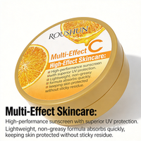 Gel apaisant après-soleil hydratant de nuit à la vitamine C naturelle pure à 98% pour le soin de la peau du visage