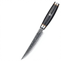 Offre Spéciale Couteaux Japonais de Sushi/Sashimi en Acier Inoxydable Damas 67 Couches 8-9,9 pouces avec Fourreau en Bois Finition Poli Miroir pour Cuisine
