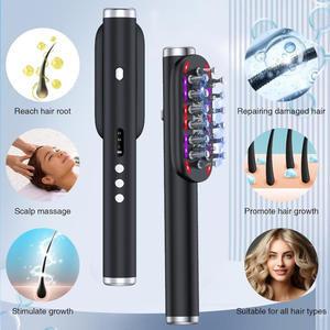 Peine de microcorriente EMS para el crecimiento del cabello, aplicador de líquido, cepillo eléctrico de masaje para el cuero cabelludo, versión global/JP, masajeador de cabeza en 3 colores - Product Image 5